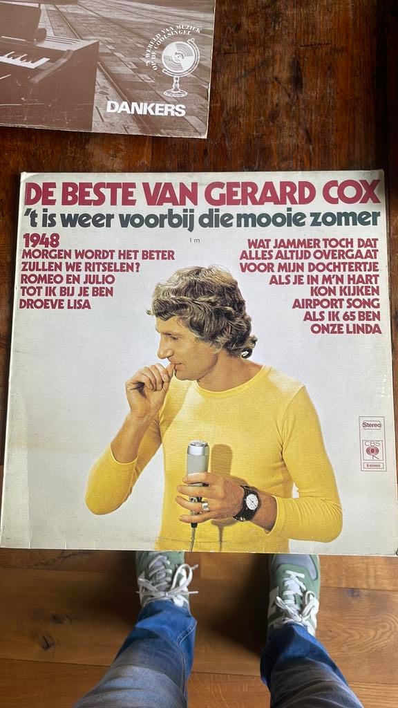 Lp Gerard Cox, Boeken, Ophalen of Verzenden, Zo goed als nieuw, Muziek, Film of Tv