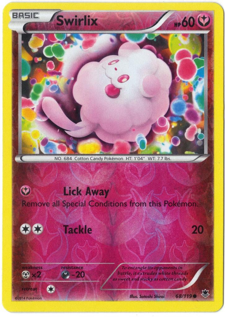 Phantom Forces,  Swirlix [reverse] 68/119, Hobby en Vrije tijd, Verzamelkaartspellen | Pokémon, Nieuw, Losse kaart, Ophalen of Verzenden