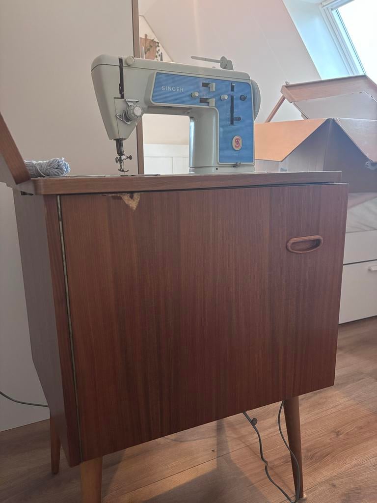 Vintage Singer Naaikastje - Jaren 70, Huis en Inrichting, Ophalen, Gebruikt