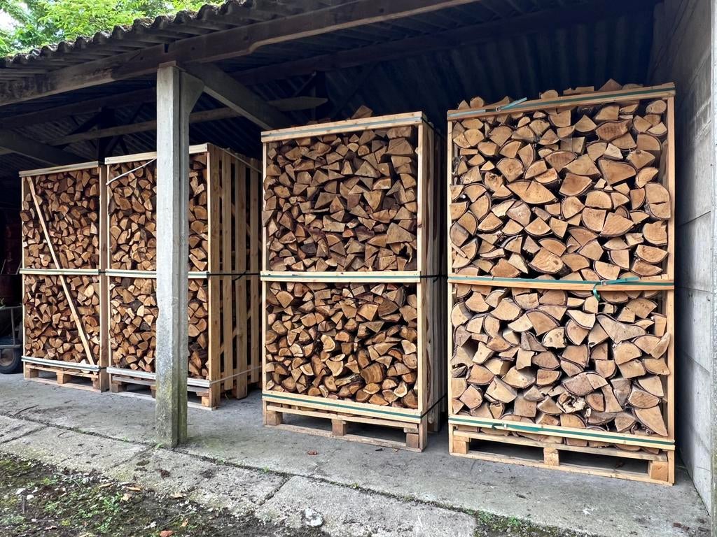 TIJDELIJK UITVERKOCHT Ovengedroogd haardhout Berken pallet, Minder dan 3 m³, Ophalen