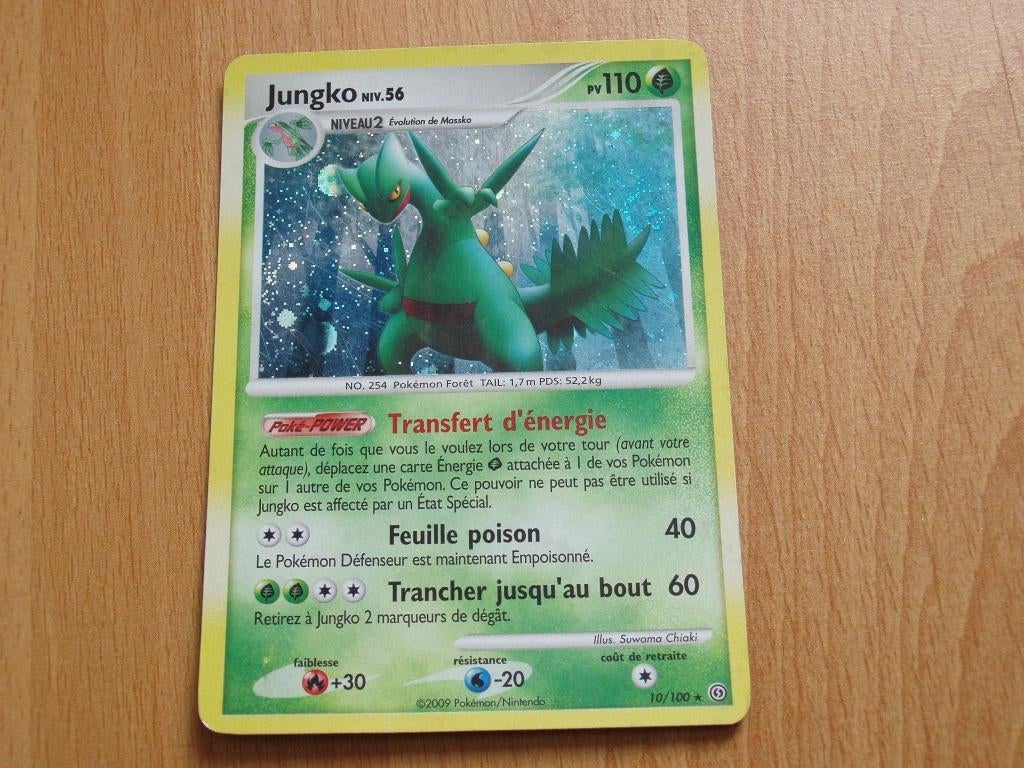 Sceptile Holo sterretje kaart - Franse DP Stormfront 10/100., Ophalen of Verzenden, Zo goed als nieuw, Losse kaart