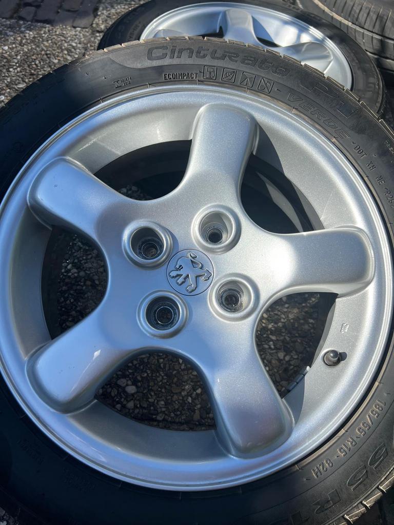 Velgen Peugeot 185/55 R15, Auto-onderdelen, Ophalen, 15 inch, Velg(en), 185 mm