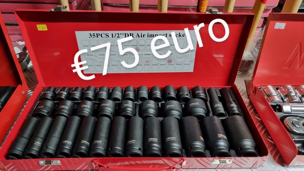 Kracht doppenset kleine en lange doppen, Ophalen of Verzenden, Nieuw