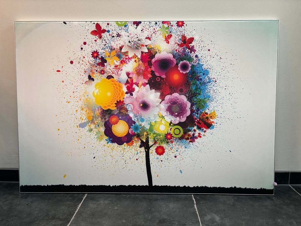 Hello Wall Levensboom met wisseldoek 120x80cm NIEUWSTAAT, Ophalen