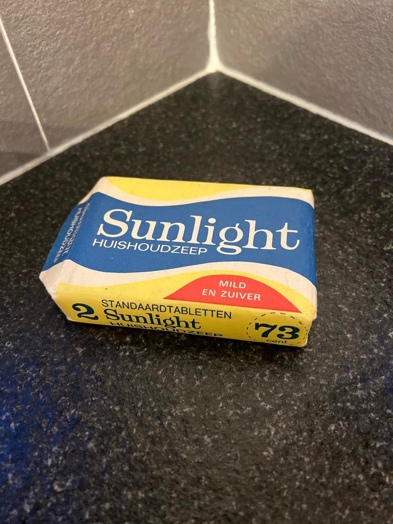 Vintage Sunlight Zeep - Grootmoeders Tijd, Ophalen of Verzenden, Gebruikt