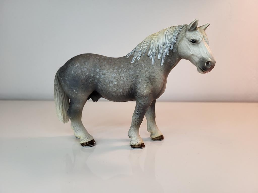 Schleich Percheron hengst 13623 - 2006 Vintage, Ophalen of Verzenden, Zo goed als nieuw