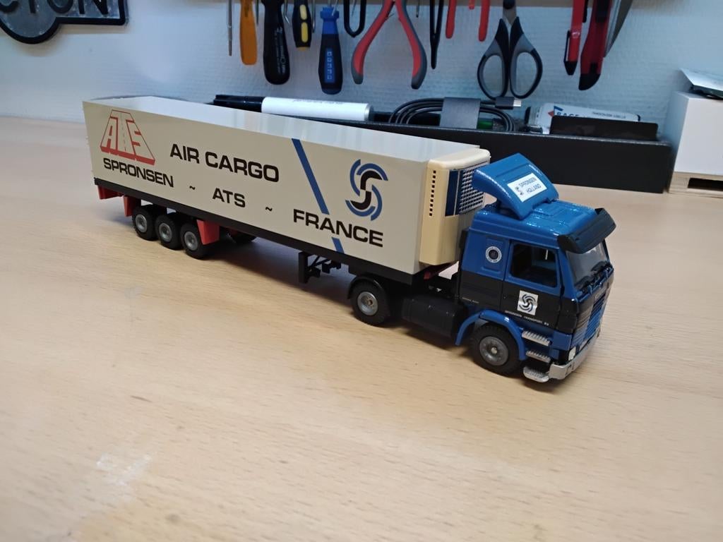 Tekno Scania, Hobby en Vrije tijd, Modelauto's | 1:50, Ophalen of Verzenden, Zo goed als nieuw, Bus of Vrachtwagen, Tekno