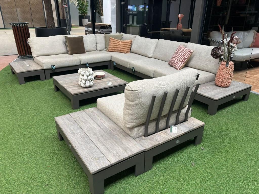 Loungeset Sticks and More, Tuin en Terras, Tuinsets en Loungesets, Ophalen of Verzenden, Bank, 7 zitplaatsen, Nieuw