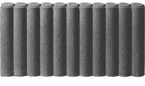 pallisadeband rond 6x25x50cm zwart, 25 tot 50 cm, Verzenden, Nieuw, Minder dan 25 cm