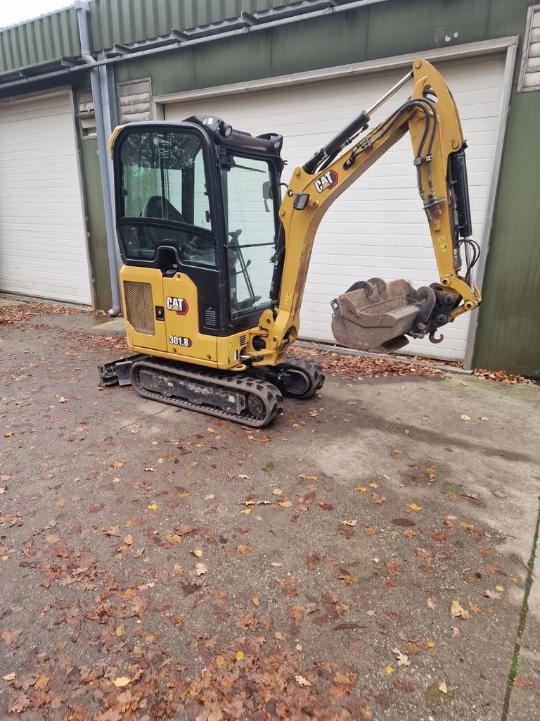 Minigraver cat, Ophalen, Graafmachine