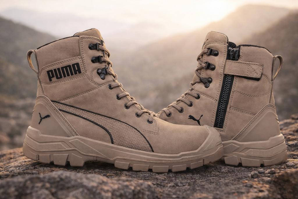 Werkschoen Puma Conquest Stone maat 44 | Gratis verzending, Werkschoenendeal, Marktplaats@werkschoenendeal.nl, Dames, Schoenen