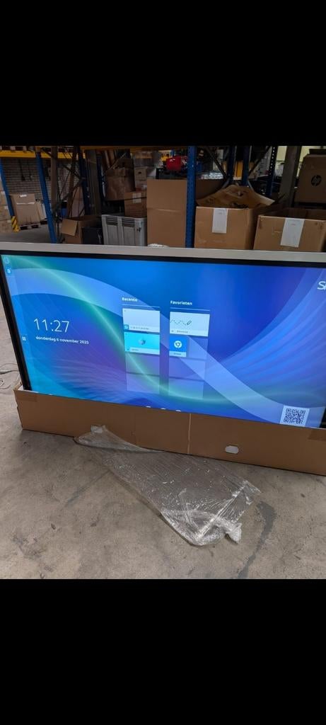 Smart 4k digibord spnl zgan, LED, Zo goed als nieuw, 100 Hz, 100 cm of meer