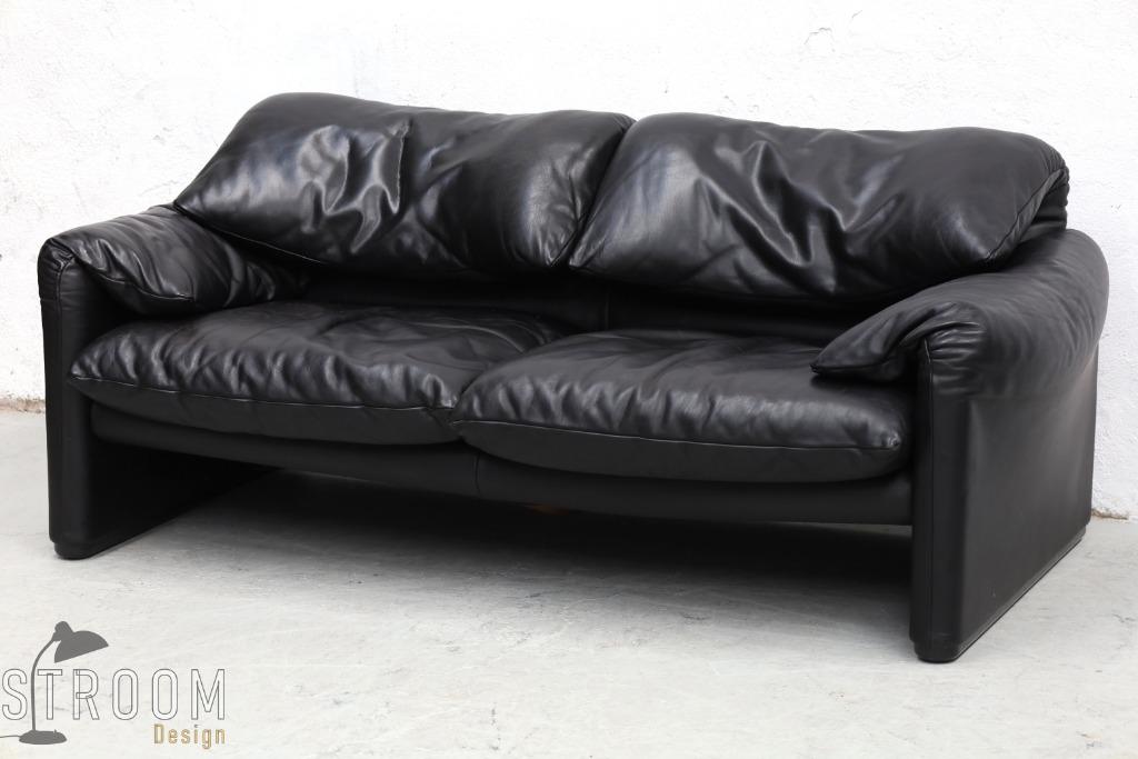 Cassina Maralunga Sofa Bank Vintage Italiaans Design Jaren, Ophalen, Gebruikt, Zie website, De Sede Ligne Roset Togo Vitra Eames B&B Italia Montis Retro