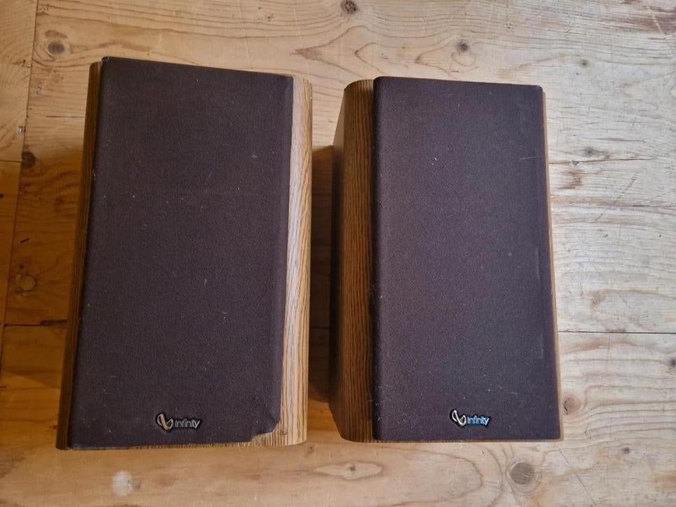 Infinity Muziekboxen - Set van 2, Audio, Tv en Foto, Luidsprekers, Overige merken, Gebruikt, Ophalen of Verzenden, Minder dan 60 watt