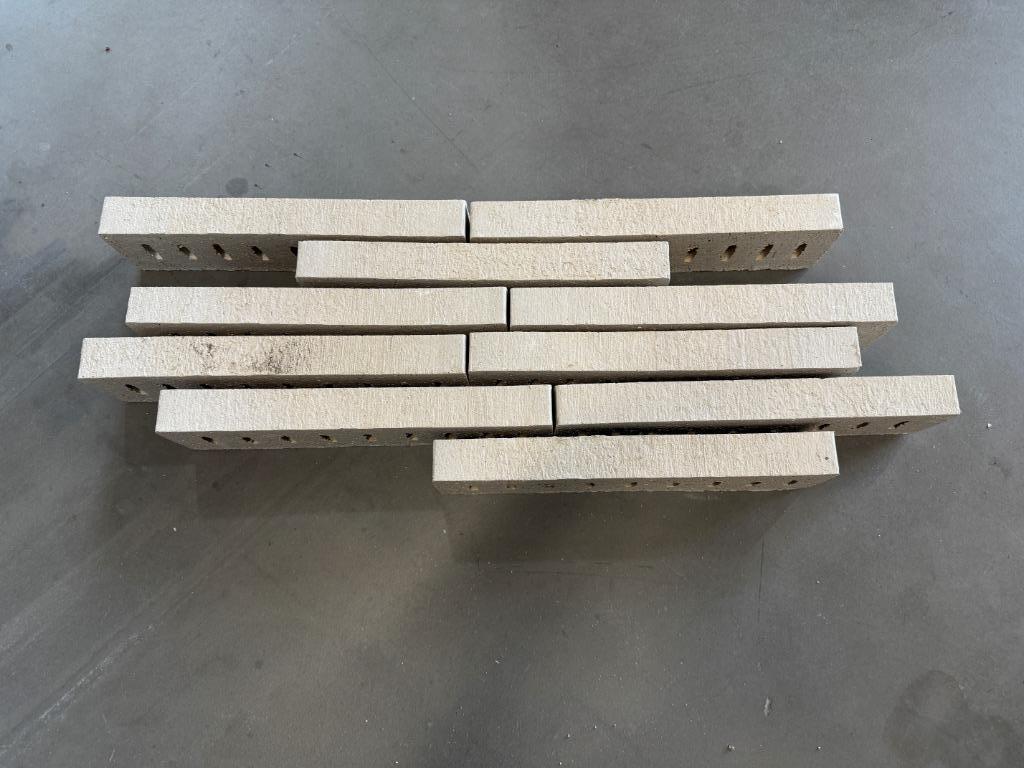Langformaat gevelsteen baksteen beige lichtgrijs, Ophalen, Nieuw, Bakstenen