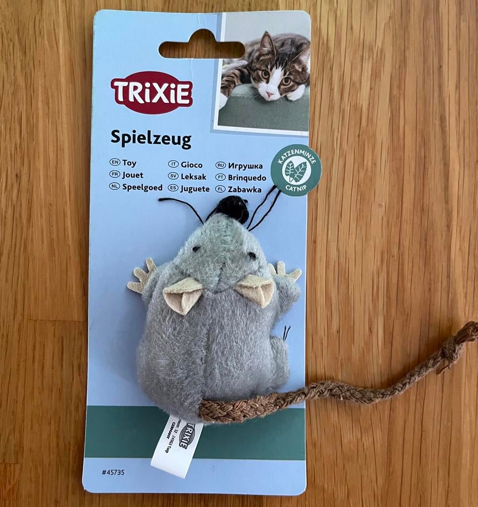 Trixi kattenspeeltje muis met catnip. NIEUW!!, Dieren en Toebehoren, Kattenspeelgoed, Zo goed als nieuw, Speelmuis, Ophalen of Verzenden