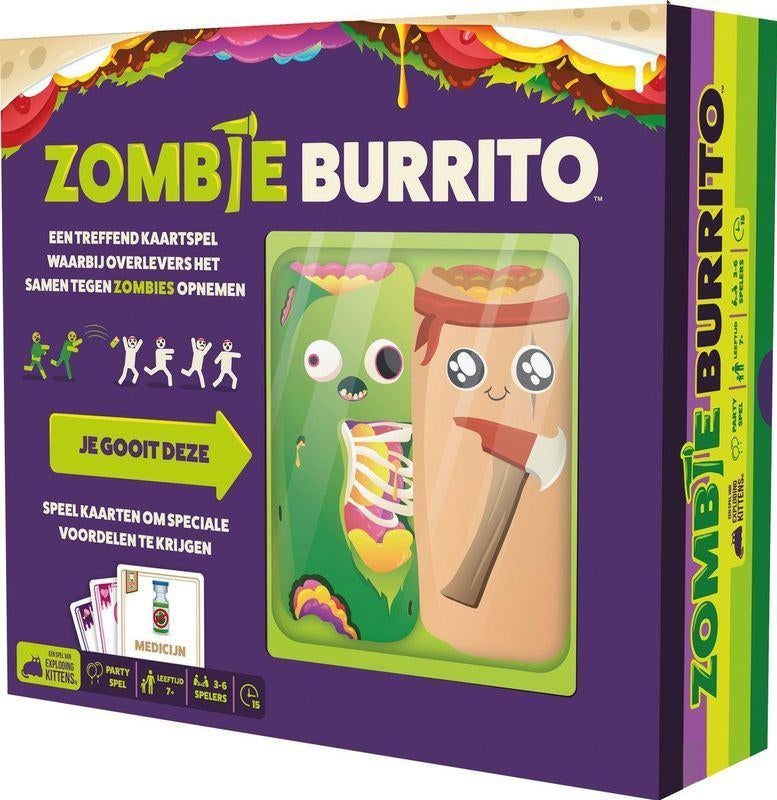 Zombie Burritos - NIEUW in cellofaan, Hobby en Vrije tijd, Gezelschapsspellen | Bordspellen, Een of twee spelers, Ophalen, Nieuw