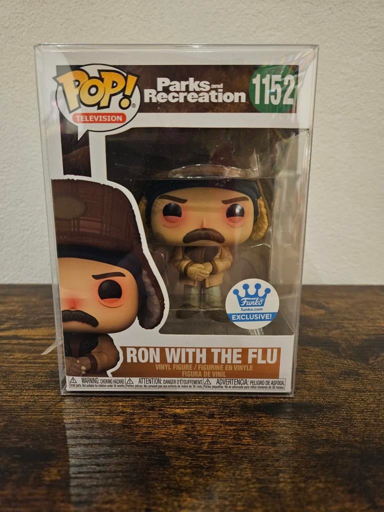 Funko Pop Parks and Recreation - Ron with Flu #1152, Ophalen of Verzenden, Zo goed als nieuw