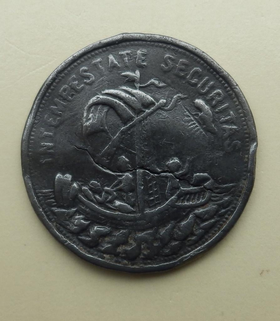 Medaille, Sint Joris/Georgius Hongarije Kremnitz lood, Ophalen of Verzenden, Overige materialen, Buitenland