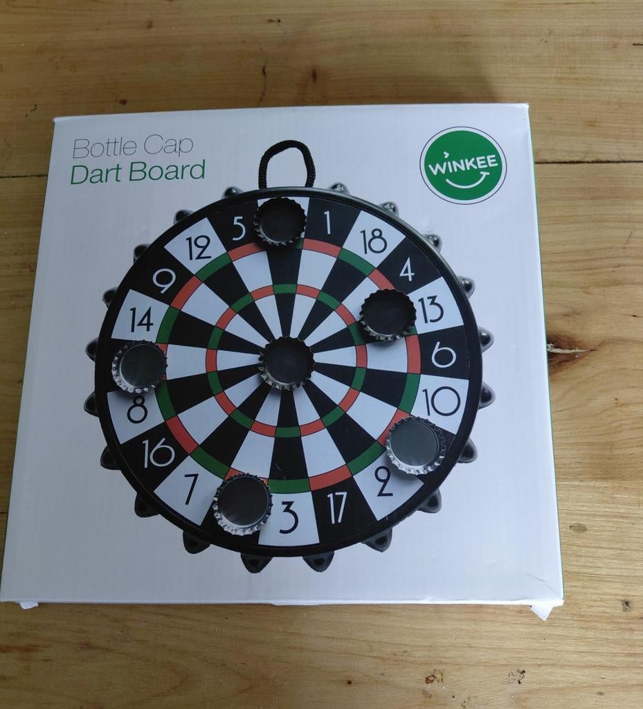 Dartspel bierdopjes magnetisch Winkee, Ophalen of Verzenden, Nieuw, Dartbord