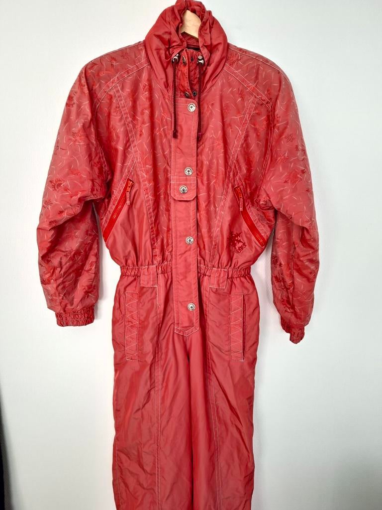Vintage skipak 36 retro fout après-ski carnaval klunen, Overige merken, 160 tot 180 cm, Ophalen of Verzenden, Zo goed als nieuw