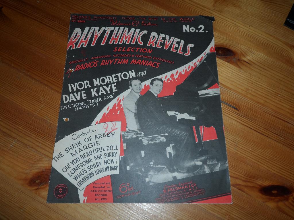 Rhythmic revels 2 - moreton / kaye, Muziek en Instrumenten, Gebruikt, Ophalen of Verzenden, Artiest of Componist, Piano