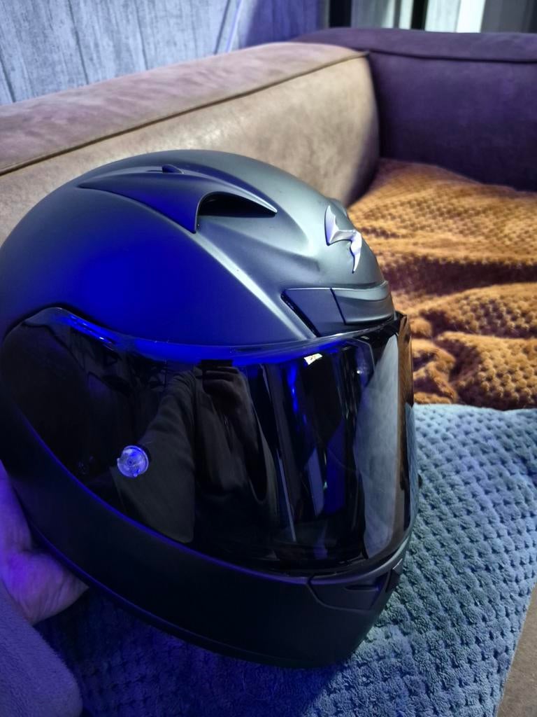 Integraalhelm Scorpion Motor Helm met zwarte vizier, Motoren, Overige merken, Dames, Ophalen of Verzenden, Integraalhelm
