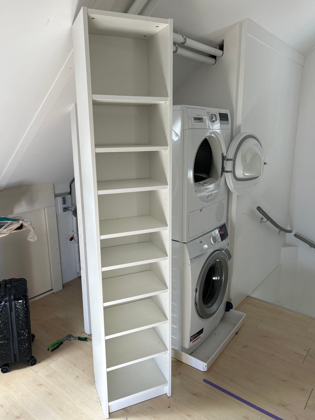IKEA Billy Boekenkast - Wit, Huis en Inrichting, Kasten | Boekenkasten, Ophalen, Met plank(en), Minder dan 50 cm, Gebruikt