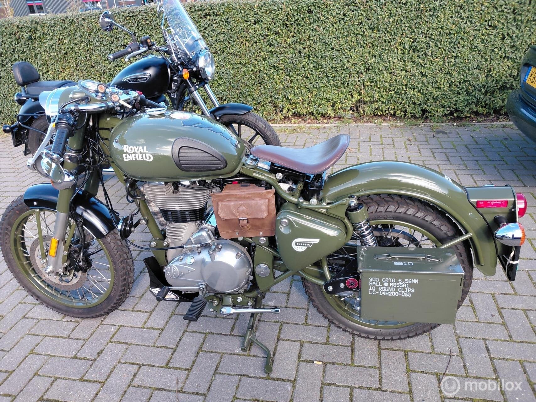 Royal Enfield Bullet 500 Militairy Special 2019 Inruil Kan, 499 cc, Toermotor, ABS, Handgeschakeld