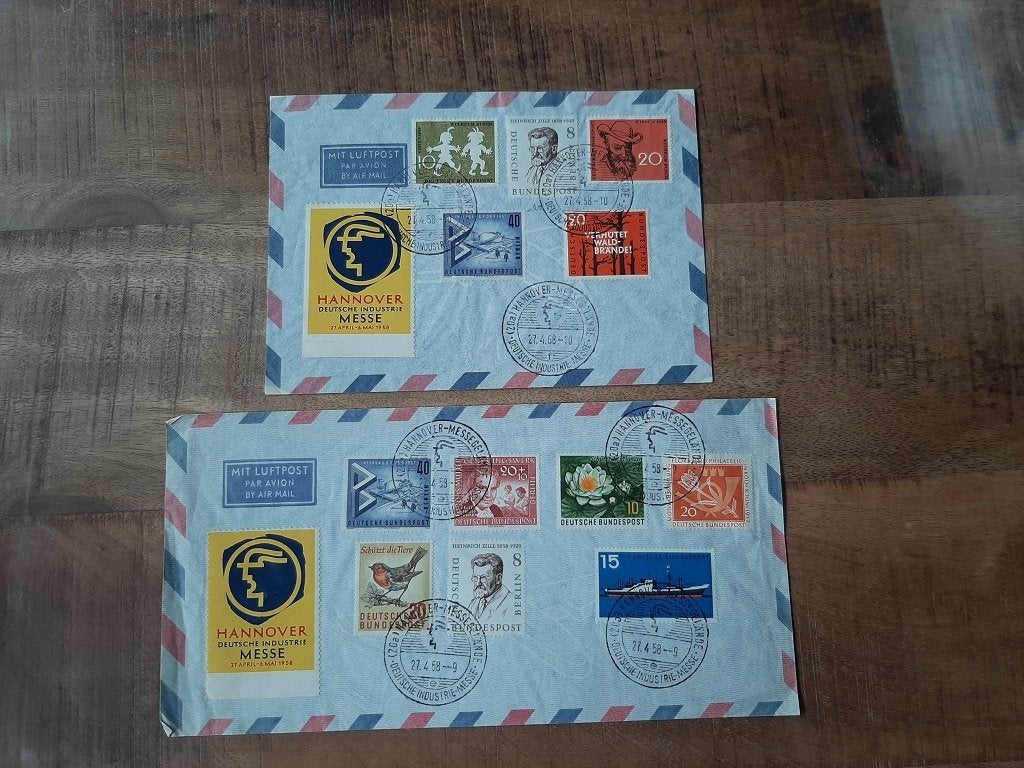 Duitsland 1958, Industrie, Ophalen of Verzenden, Envelop