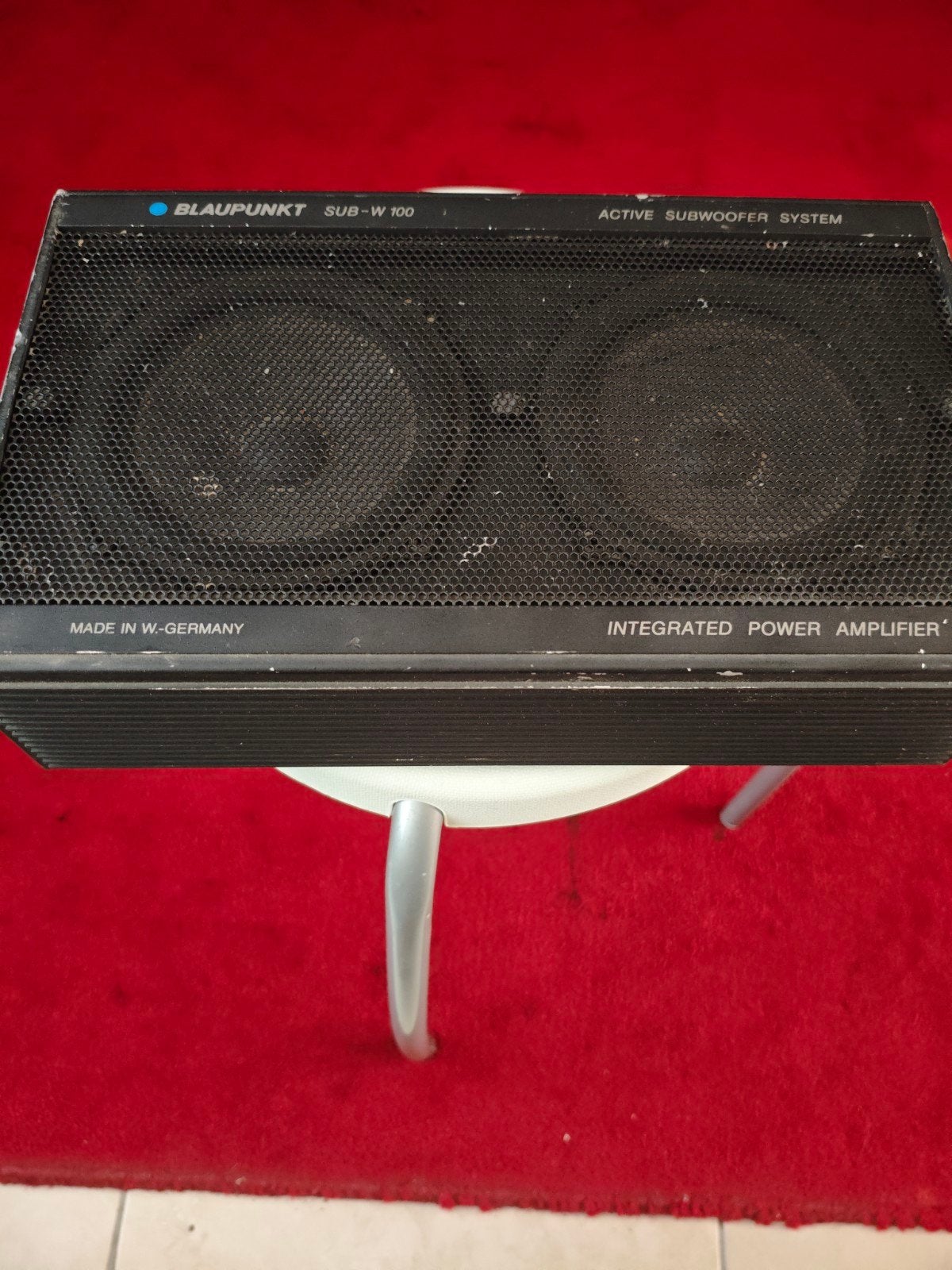 Blaupunkt SUB-W 100 actieve subwoofer systeem, Overige merken, Gebruikt, Subwoofer, Ophalen of Verzenden