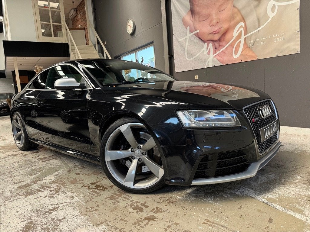 Audi A5 Coupé 4.2 FSI RS 5 quattro, wit leder, lage kmstand, Auto's, Automaat, Euro 5, Gebruikt, 8 cilinders