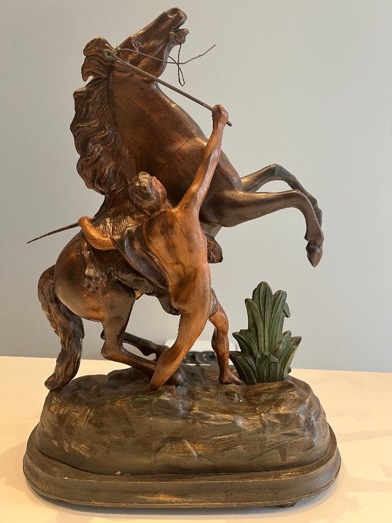 Beeld Les Chevaux de Marly, Coustou., Ophalen of Verzenden, Gebruikt
