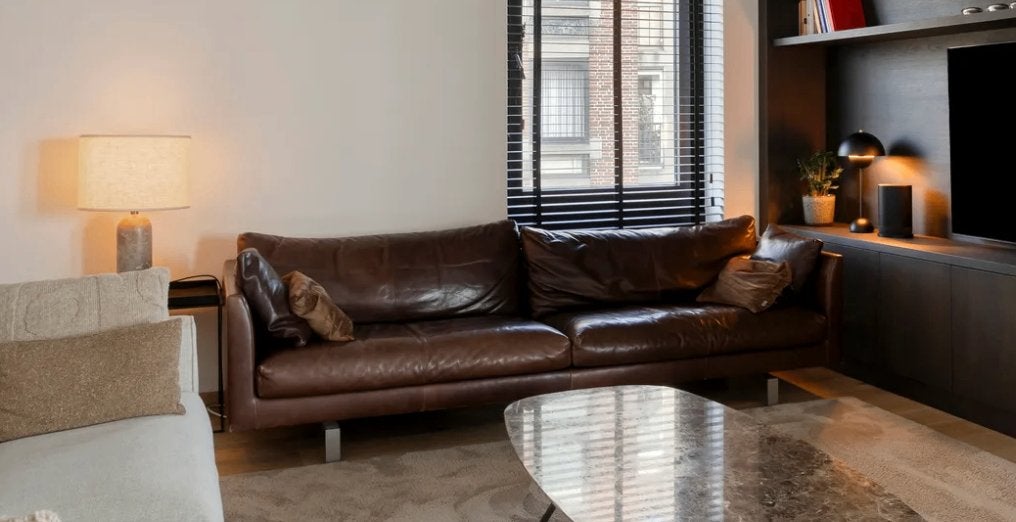 Montis Axel 3,5-zitsbank Rancho, Huis en Inrichting, Ophalen, Gebruikt, Driepersoons, Rechte bank