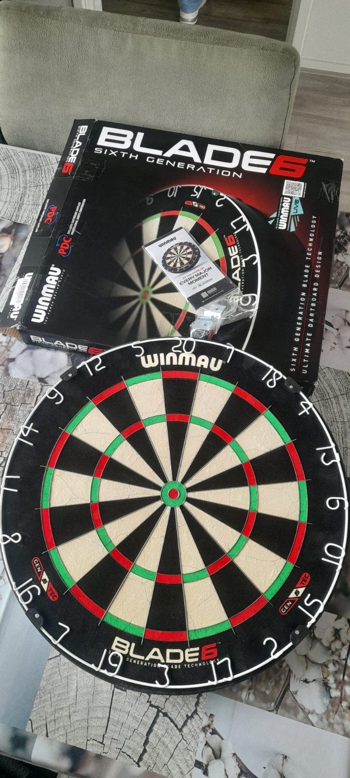Winmau Blade 6 Dartbord NIEUW!!, Sport en Fitness, Ophalen, Nieuw, Dartbord