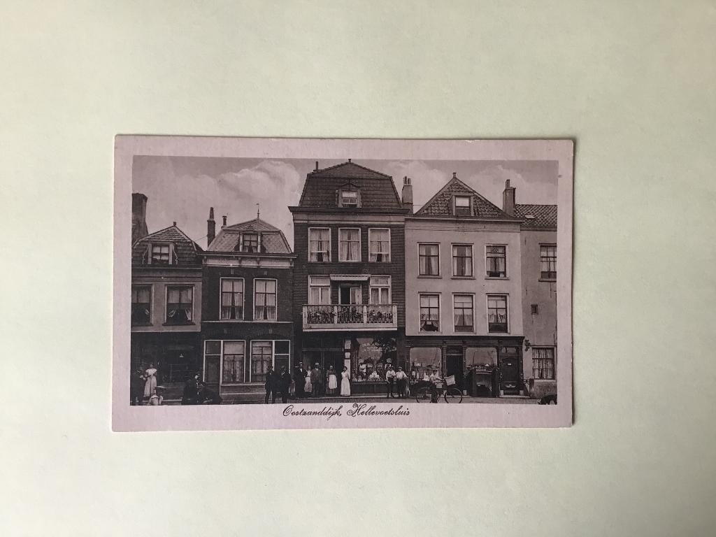 Hellevoetsluis Oostzanddijk volk ca 1910-15, Verzenden, Voor 1920, Ongelopen, Zuid-Holland