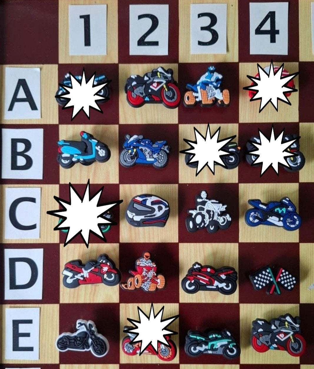 48: Motor Schoenbedels Charms voor de Crocs, Ophalen of Verzenden, Gebruikt, Transport