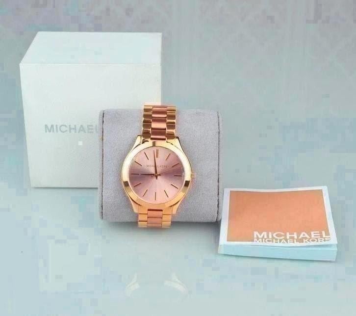 Prachtige Michael Kors goud rosé horloge mk watch nieuw, Ophalen of Verzenden, Nieuw, Staal, Overige merken