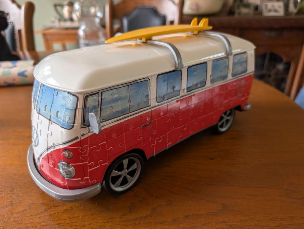 Volkswagen busje 3d puzzel!!, Ophalen of Verzenden, Minder dan 500 stukjes, Zo goed als nieuw