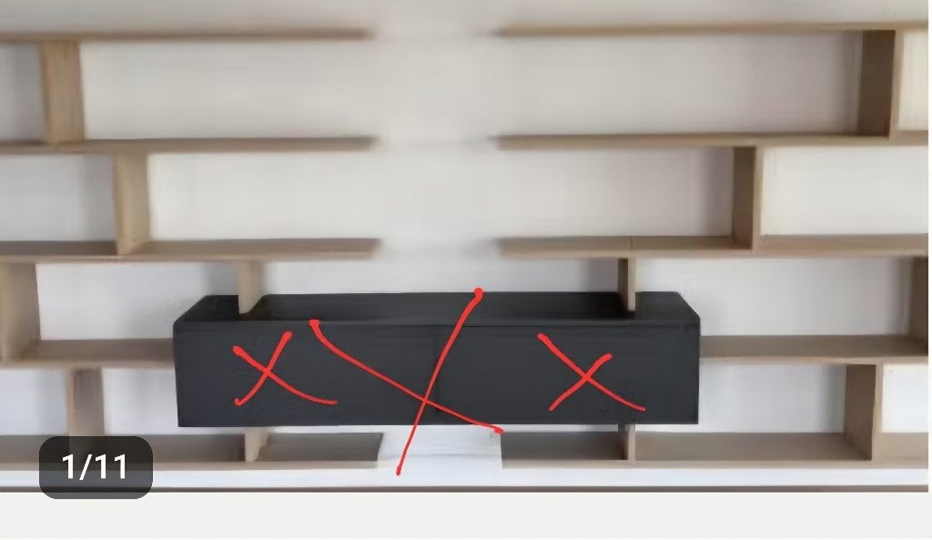 Modulaire Interstar zwevende 10 Wandplanken 180 x 29  x 3 cm, Ophalen, Gebruikt