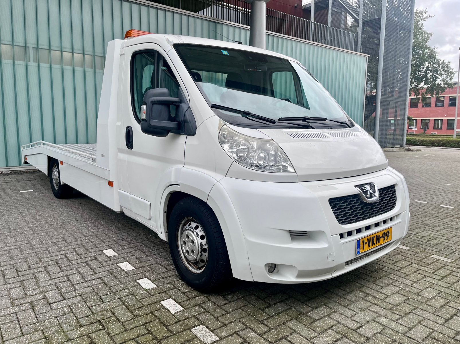 Peugeot Boxer 3.0 HDI 2011 Oprijwagen Tijhof Marge Tacho 435, Euro 5, Stof, Wit, Origineel Nederlands