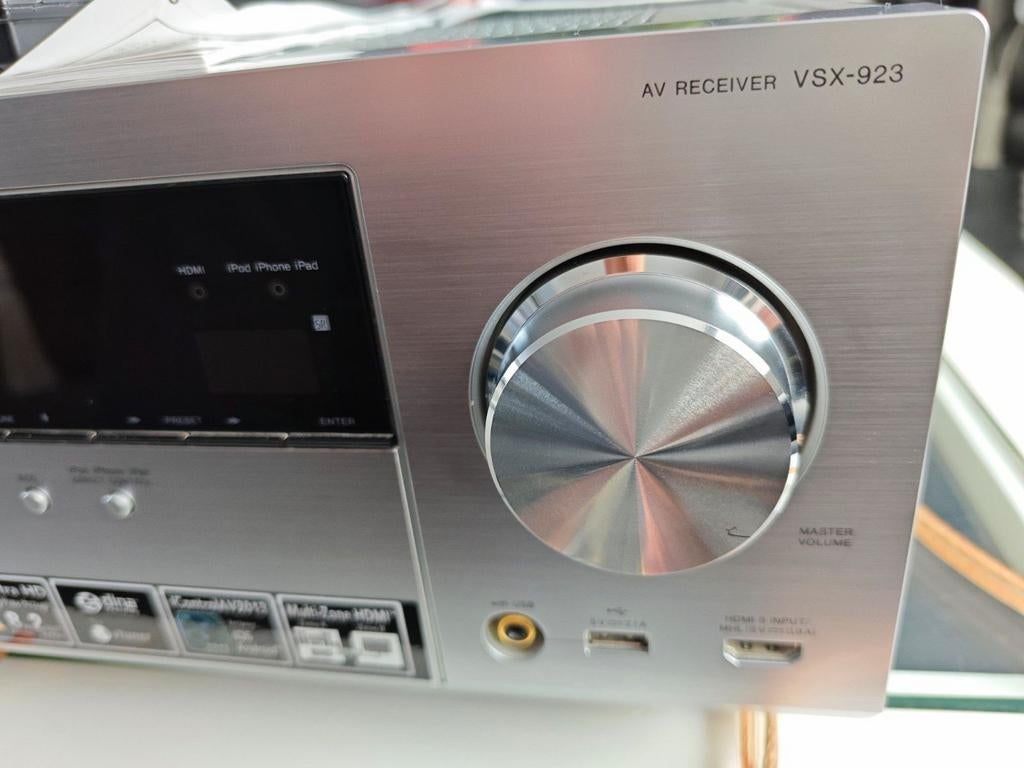 Pioneer VSX-923 zilver, Ophalen, 120 watt of meer, Pioneer
