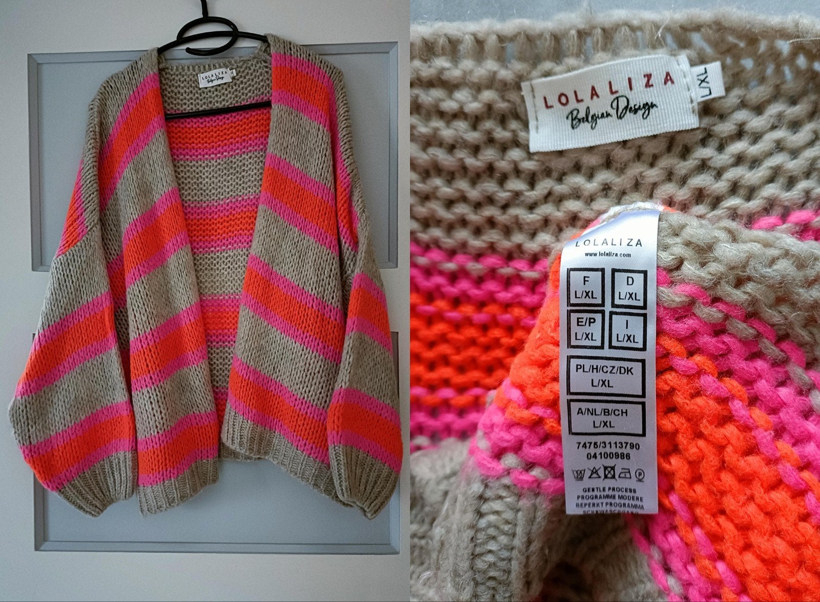 LOLALIZA gebreid vest (L/XL), Meerkleurig, Maat 42/44 (L), Ophalen of Verzenden, Zo goed als nieuw