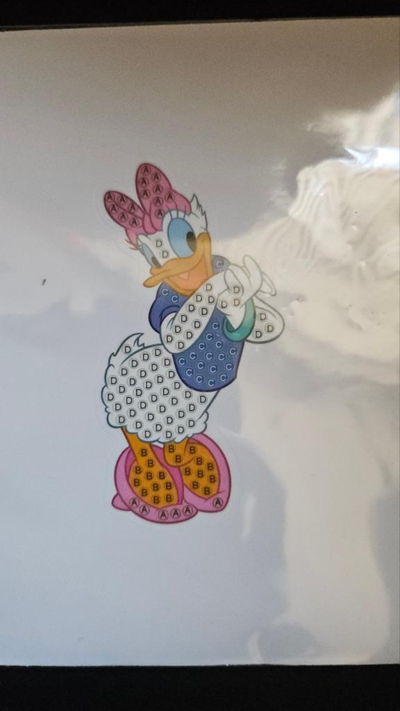 Disney years of wonder diamond paint sticker 019 Daisy, Ophalen of Verzenden, Nieuw