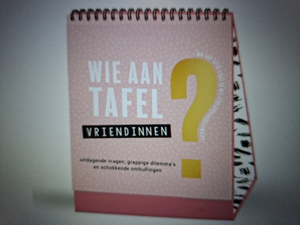 Wie aan tafel 'Vriendinnen'  vragenspel (nieuw), Ophalen of Verzenden, Nieuw