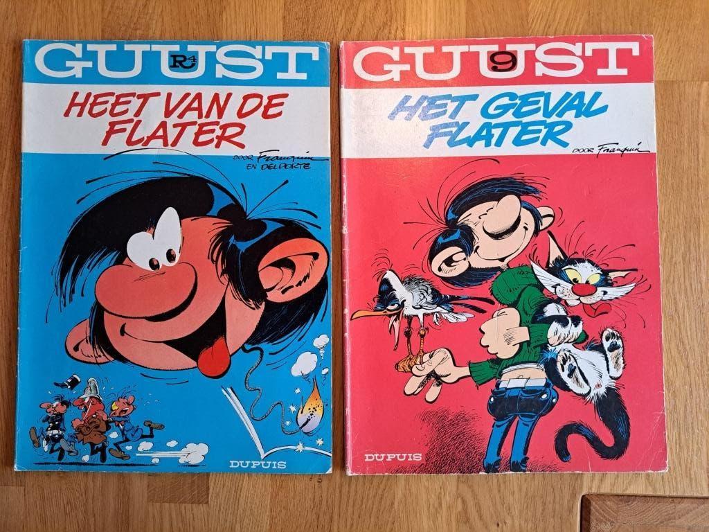 Guust Flater - nr 9 en nr R4 - € 2,- per stuk, Meerdere stripboeken, Ophalen of Verzenden, Gelezen