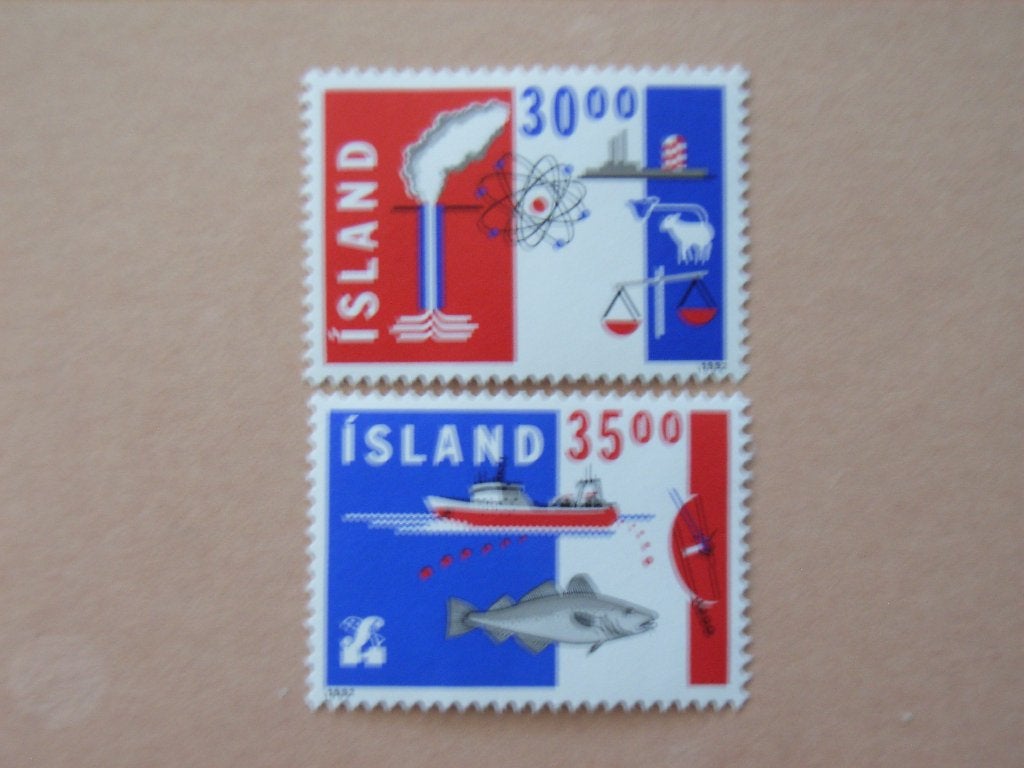 KZ   IJsland 766-767 Pf, Postzegels en Munten, Ophalen of Verzenden, IJsland, Postfris