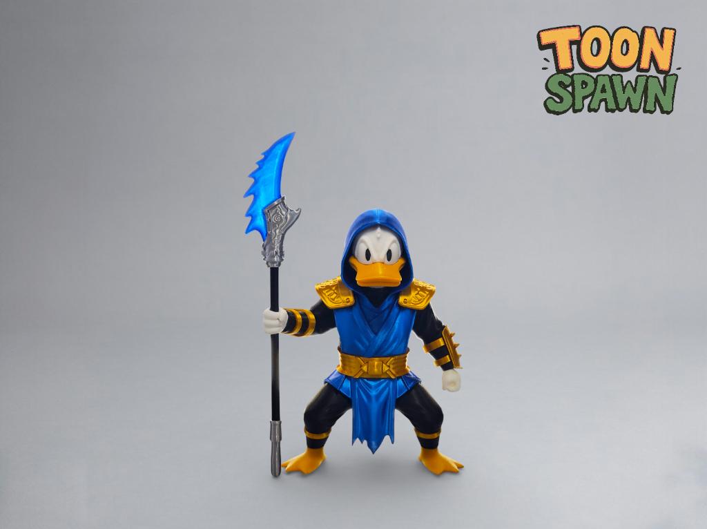 ️ Donald Duck Ice Warrior (Mortal Kombat) - Blauwe Versie, Ophalen of Verzenden, Nieuw, Fantasy