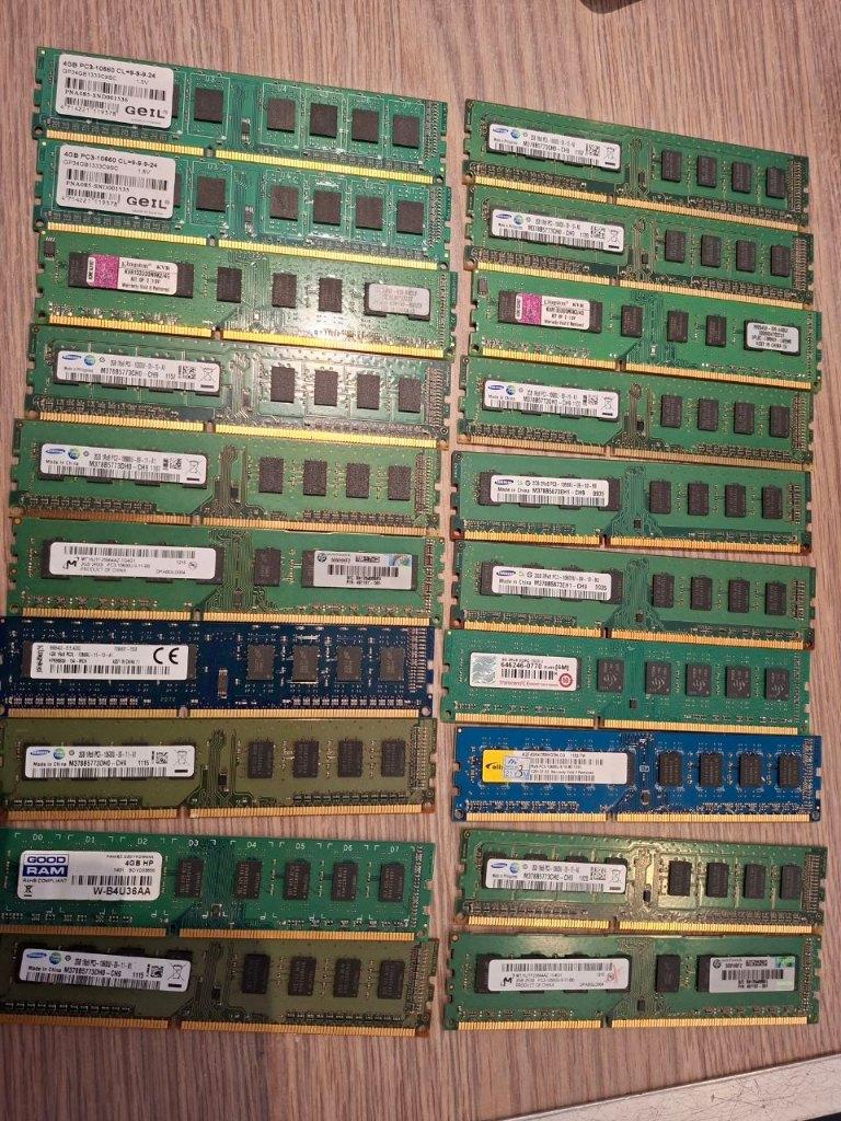 Partij 25x DDR3 werkgeheugens (19x 2gb, 6x 4gb en 1x 8gb), Ophalen, Gebruikt, DDR3, Desktop