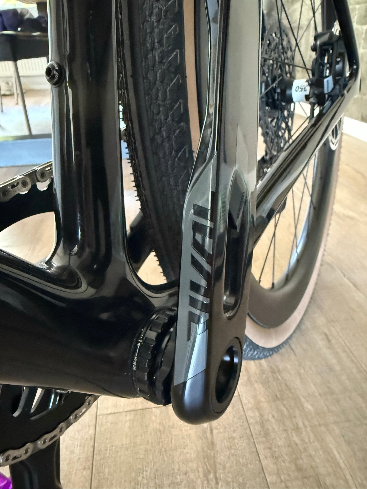 SRAM Rival Crankstel met Kettingblad 170mm, Fietsen en Brommers, Zo goed als nieuw, Aluminium, Racefiets, Ophalen